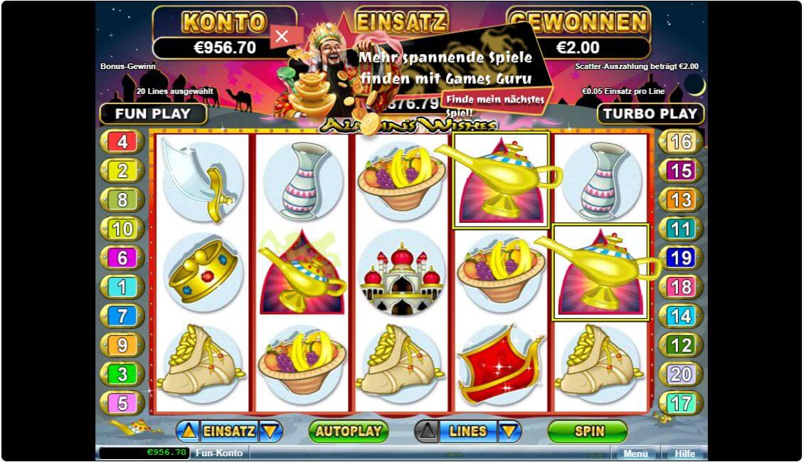 Aladdinâ€™s Wishes Slot Special Symbols